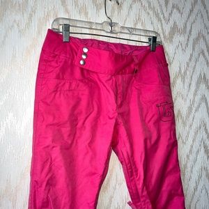 Small Pink Burton Dry Ride Waterproof and Insulated Snowboard / Snow Ski Pants
